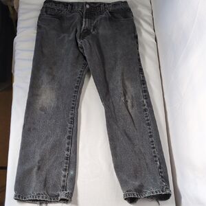 Levi's Men's 517 Bootcut Worn Frayed Jeans 32Waist 30Inseam